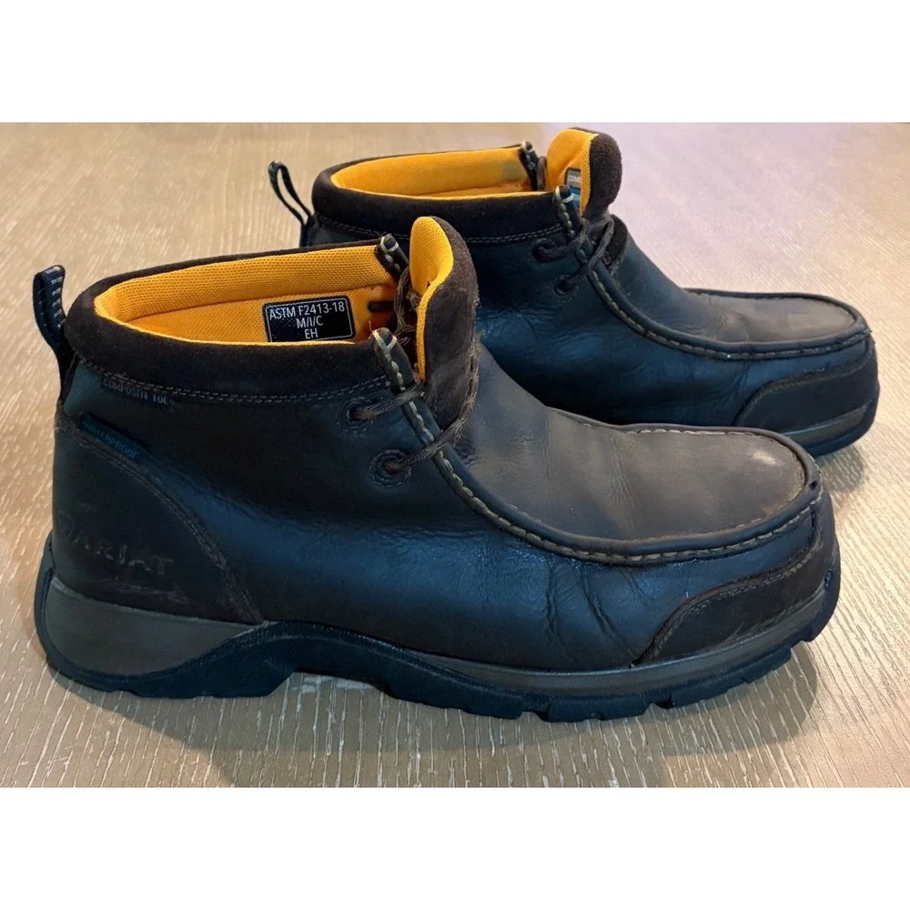 ARIAT Edge LTE Composite Safety Toe Waterproof Work Boots Mens 10.5D 10024956